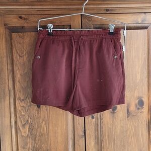 Dynamite Women's Burgundy Athletic Shorts